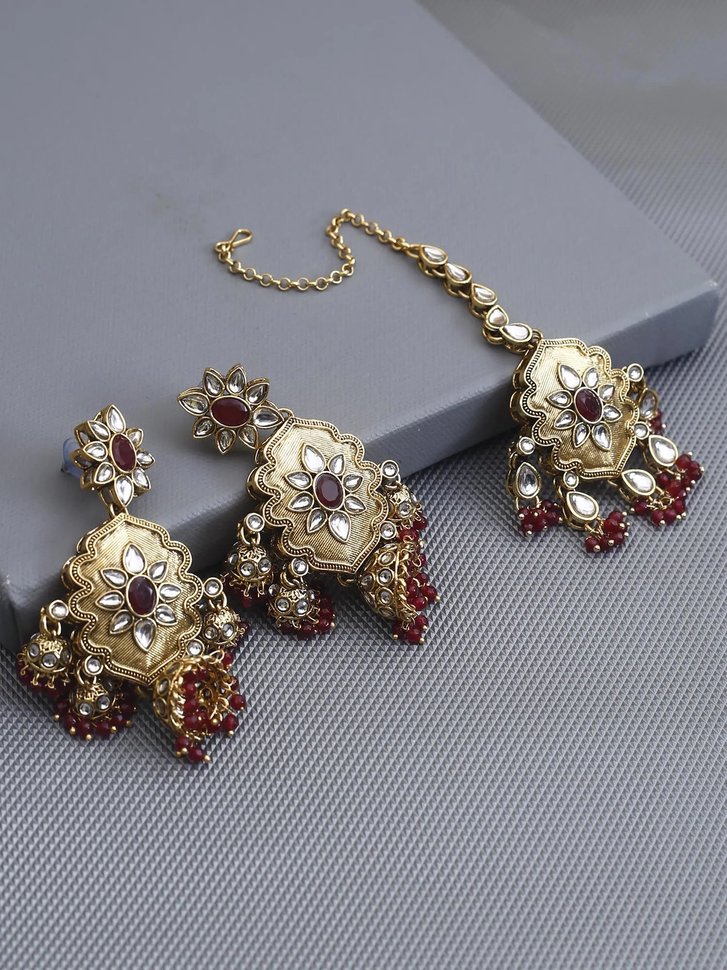 Bling Bag Ruby Malti Maang Tikka Set