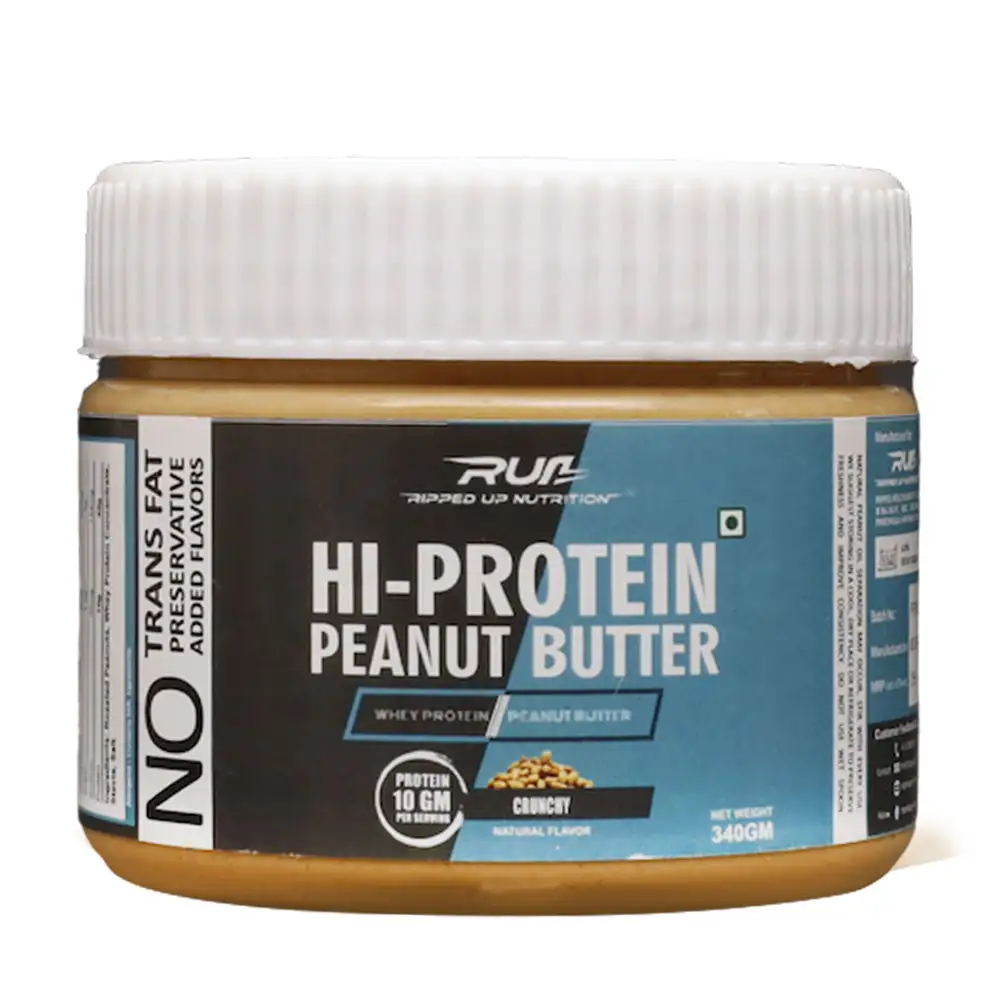 Ripped Up Nutrition All Natural Peanut Butter,  0.340 kg  Crunchy