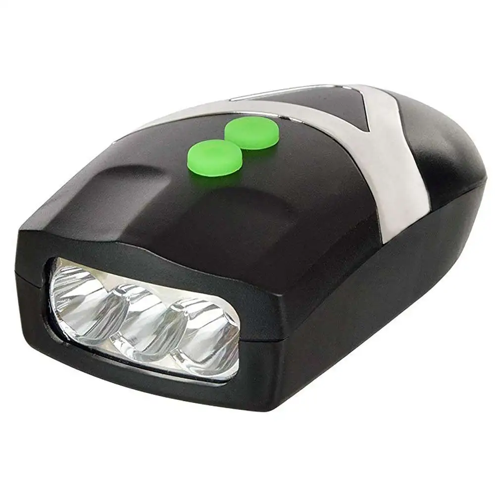 Strauss Bicycle LED Headlight with Horn,  Black