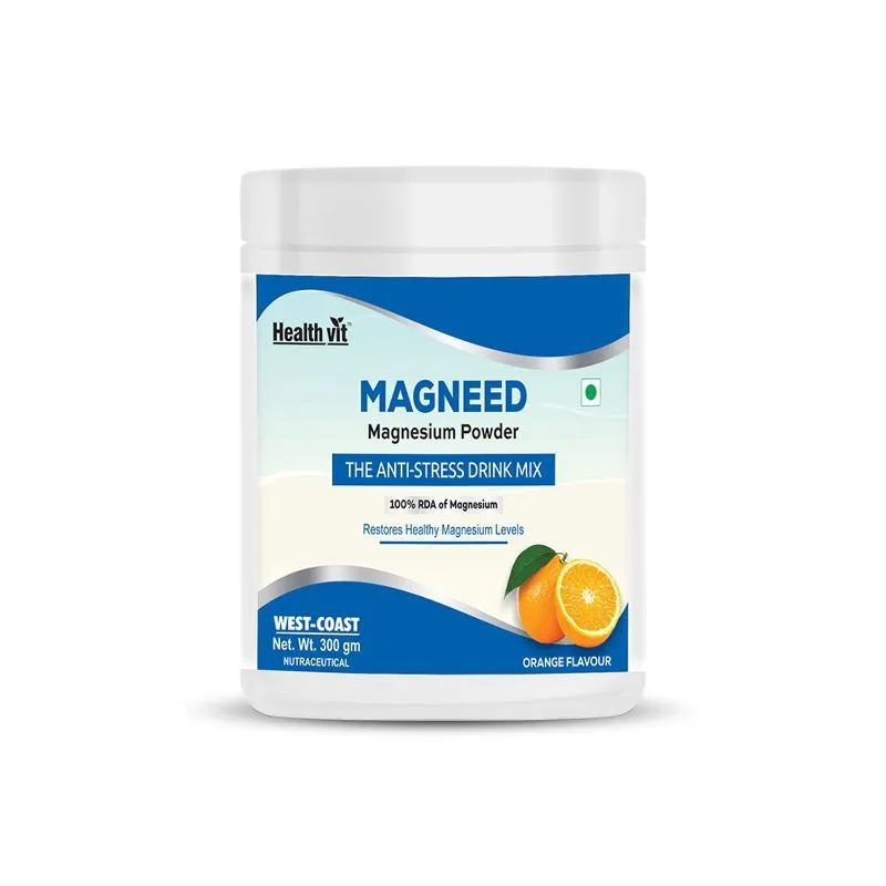 Healthvit Magneed Magnesium Powder - Orange Flavour