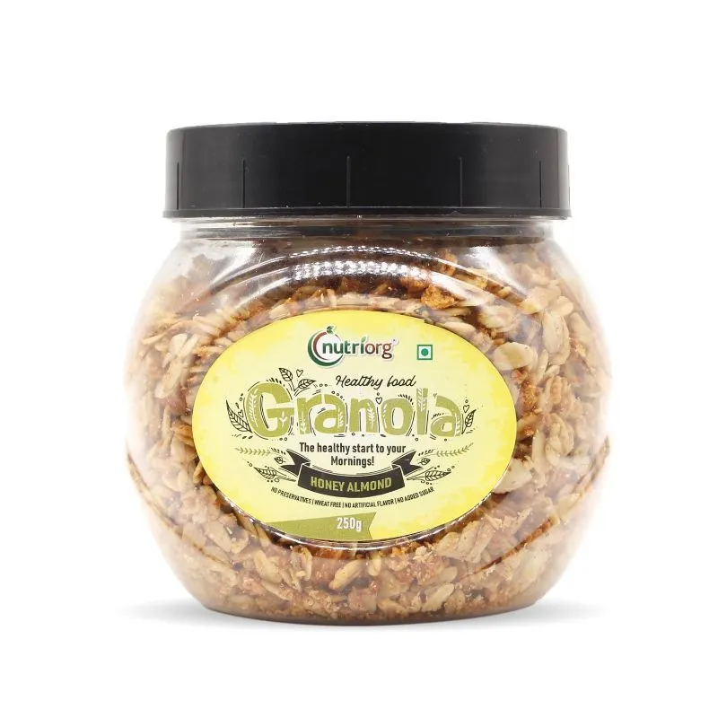 Nutriorg Crunchy Granola Honey & Almond Flavor