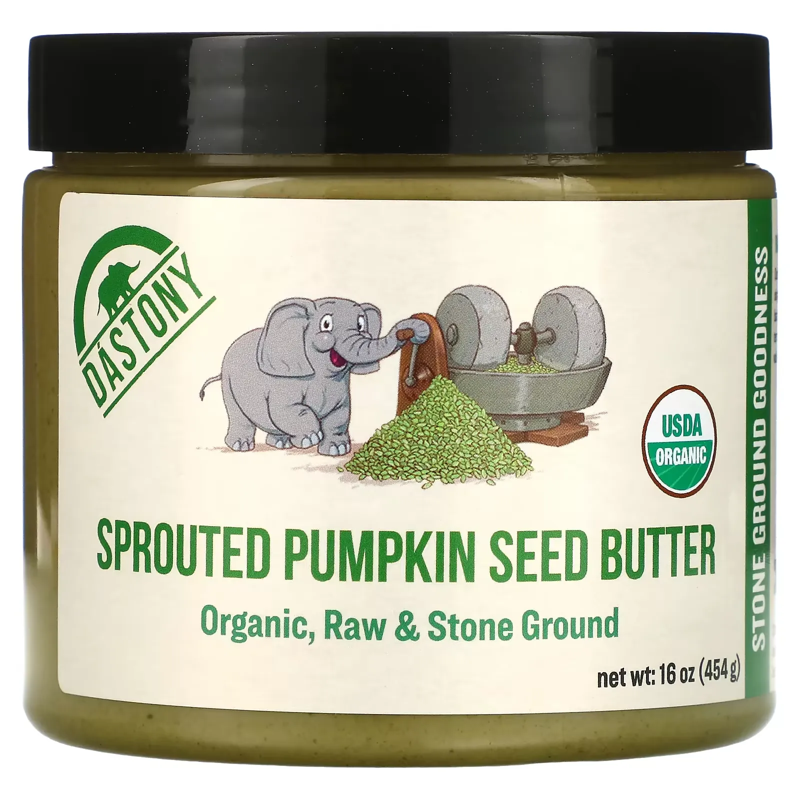 Organic Sprouted Pumpkin Seed Butter, 16 oz ( 454 g)