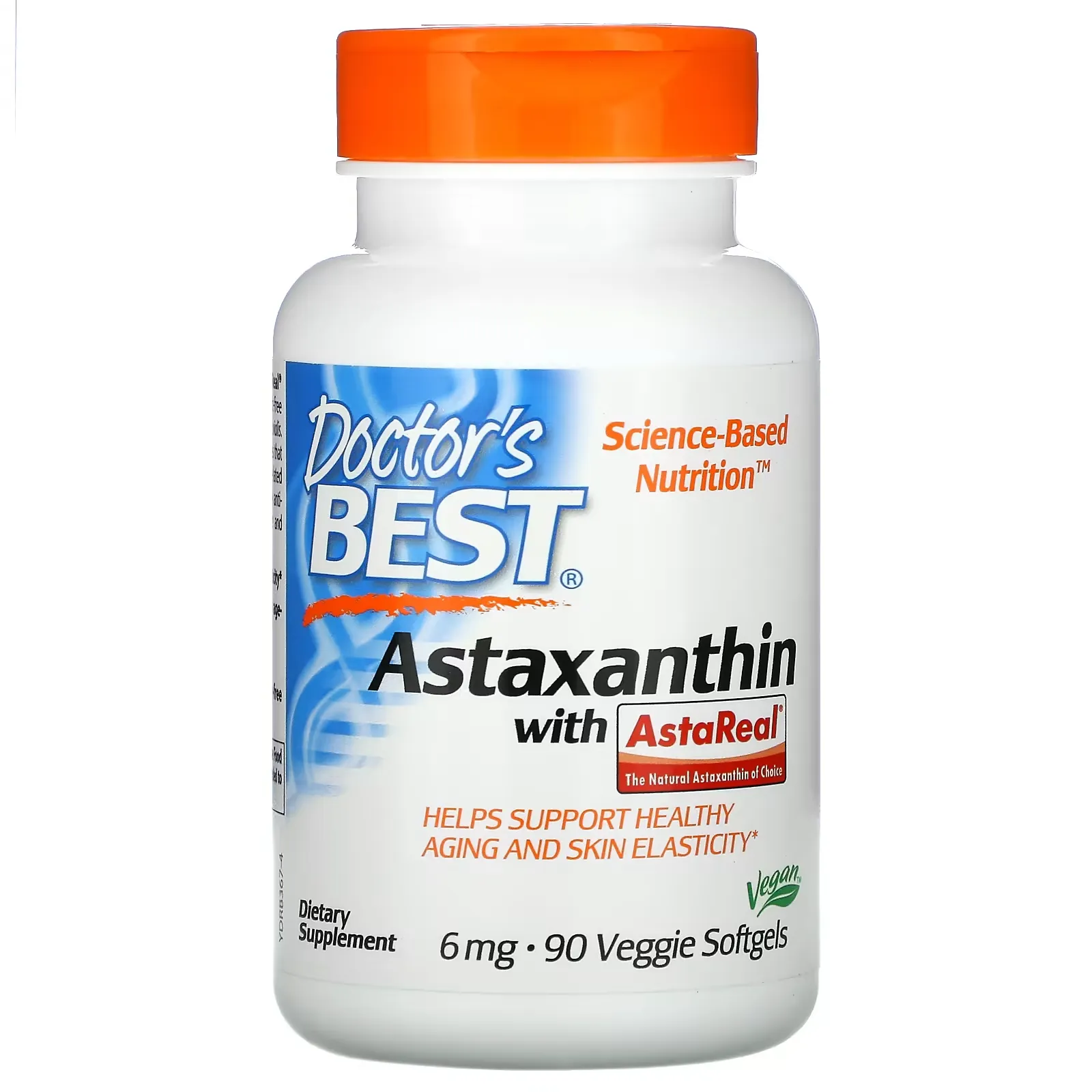 Astaxanthin with AstaReal, 6 mg, 90 Veggie Softgels