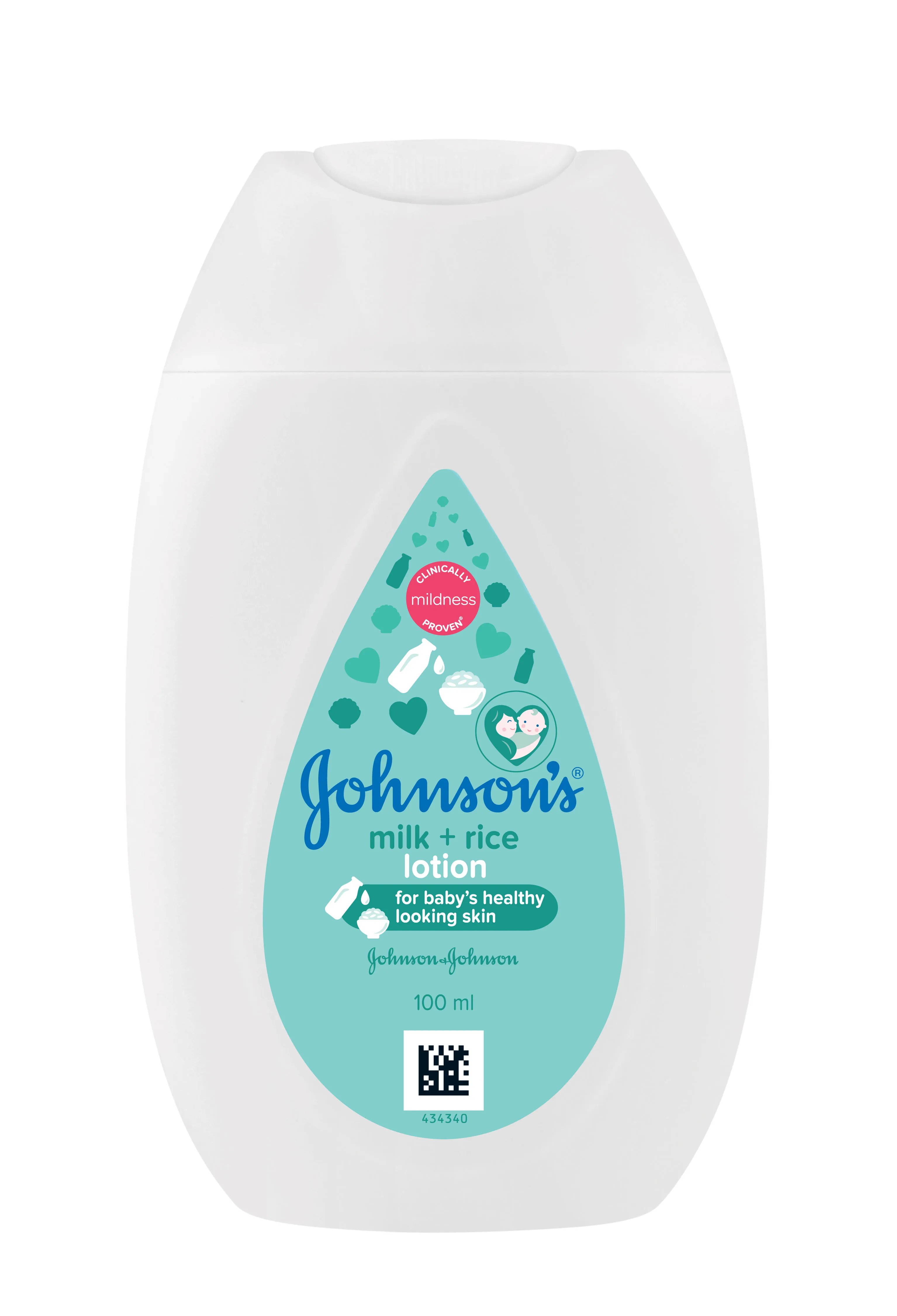 Johnson's New Milk+ Rice Lotion