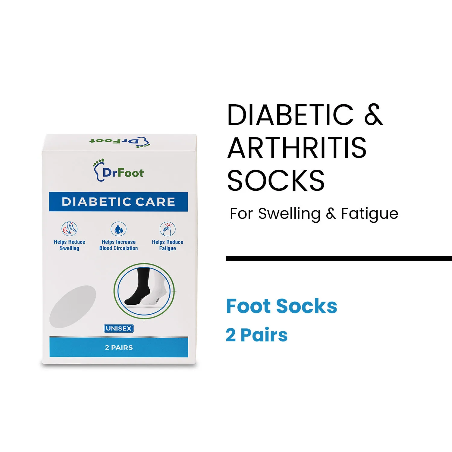 Dr.Foot Diabetic Socks - 2 Pairs