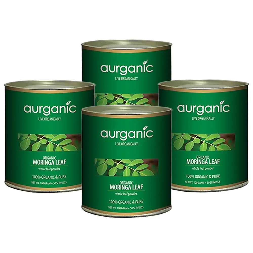 Aurganic Moringa Leaf (Pack of 4),  400 g