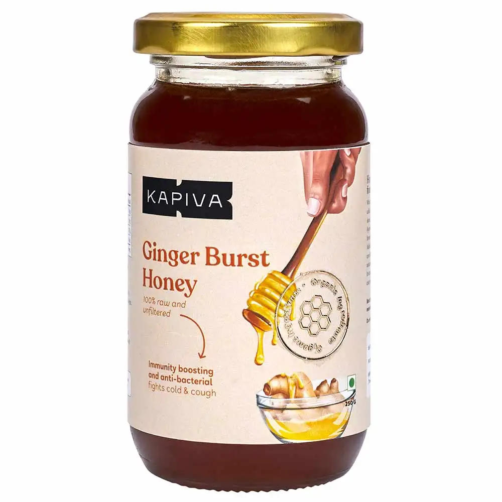 Kapiva Ginger Burst Honey,  250 g  Unflavoured