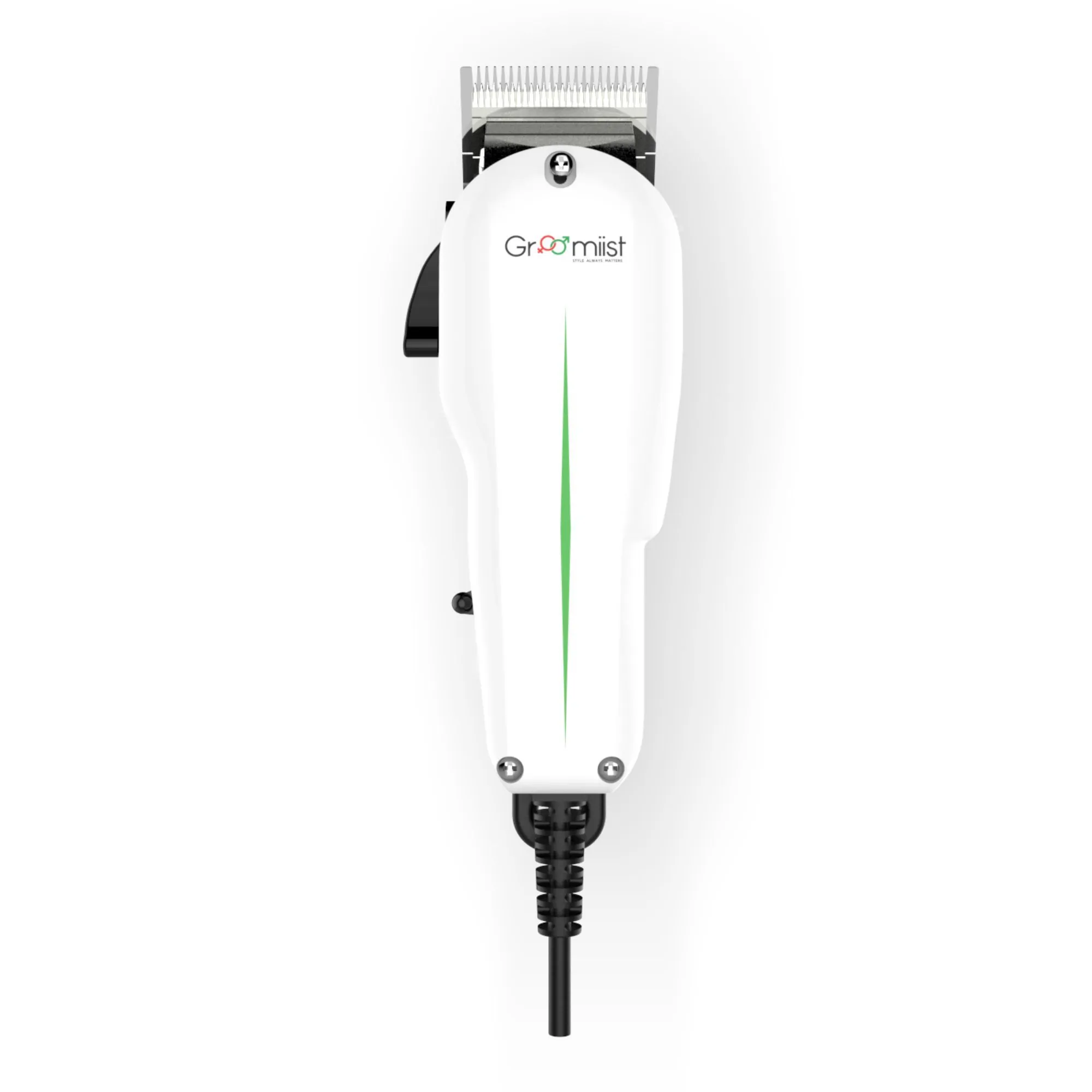 Groomiist Professional Series Corded Hair & Beard Trimmer Sst-786 (e)(white)