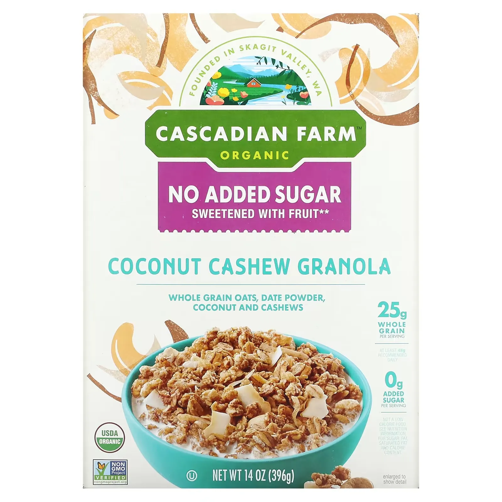 Organic Coconut Cashew Granola, 14 oz (396 g)