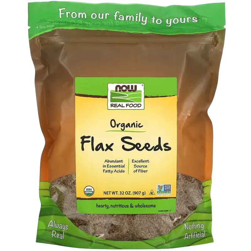 Real Food, Organic Flax Seeds, 32 oz (907 g)