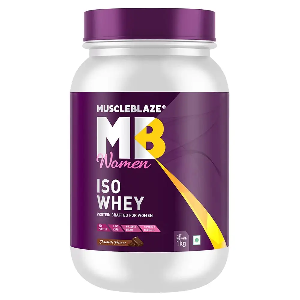 MuscleBlaze Iso-Whey Women Protein,  2.2 lb  Chocolate