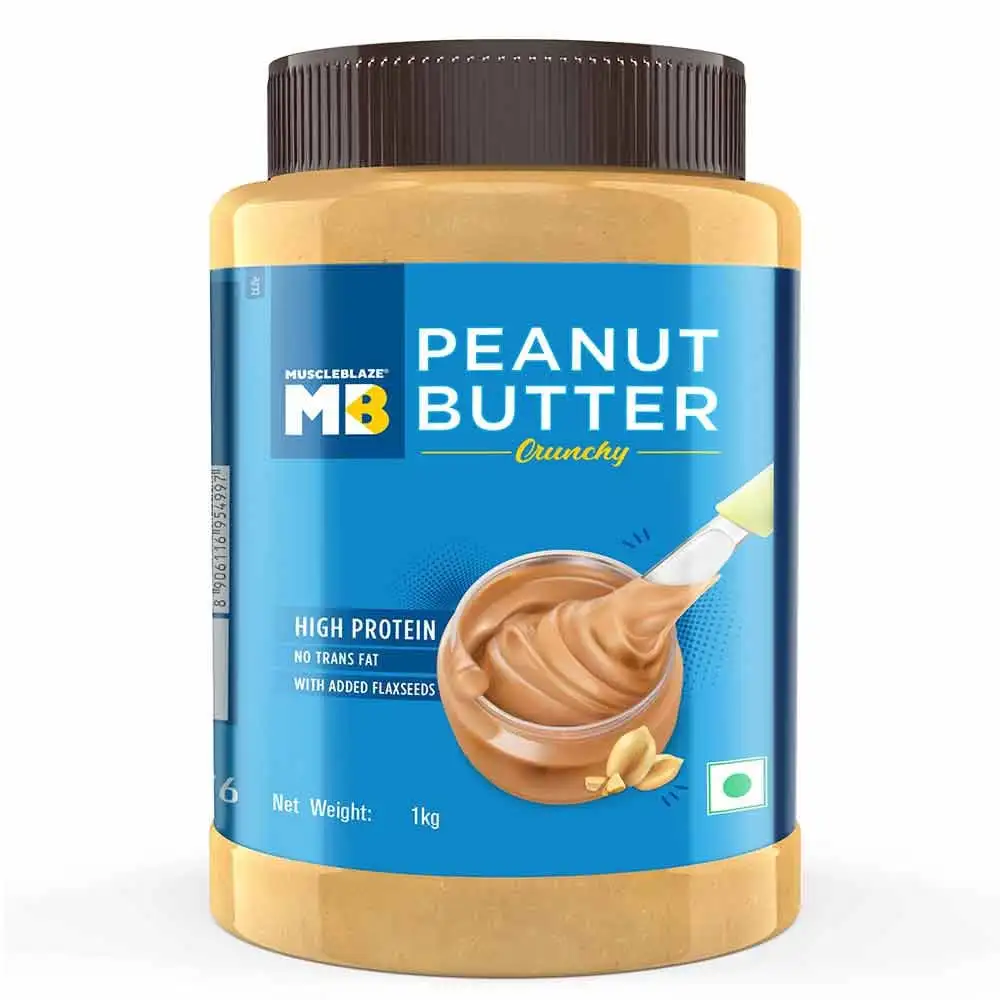 MuscleBlaze Peanut Butter 450 OP,  1 kg  Crunchy