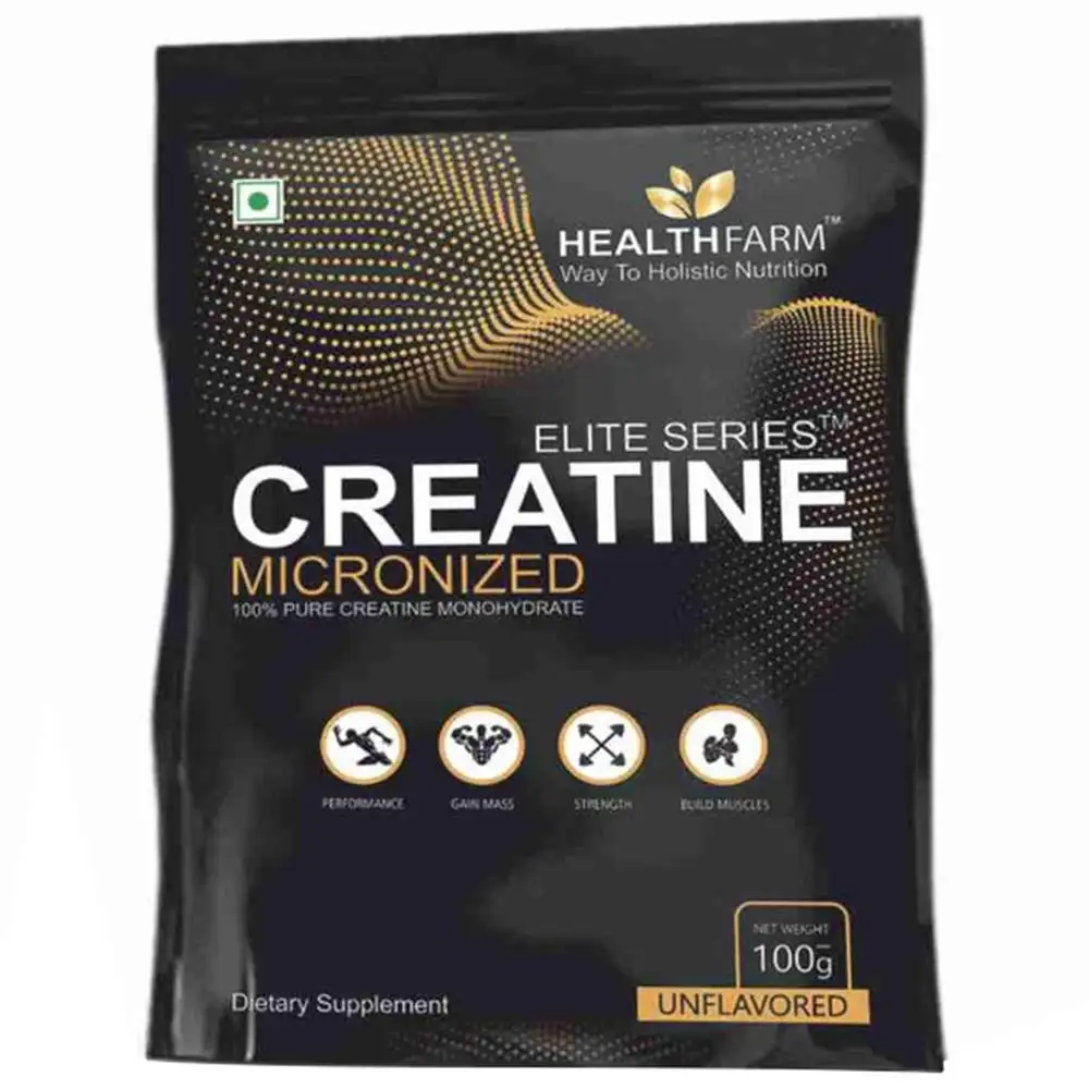 Healthfarm Elite Series 100% Pure Creatine Micronized,  Unflavoured  0.22 lb