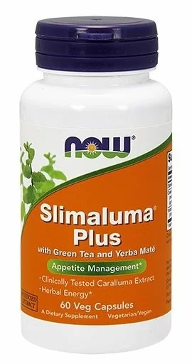 Slimaluma Plus - NOW Foods - Extract of Caralluma - 60 Veg Capsules