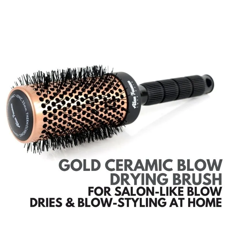 Alan Truman Gold Ceramic Blow-drying Brush - Small (32mm)