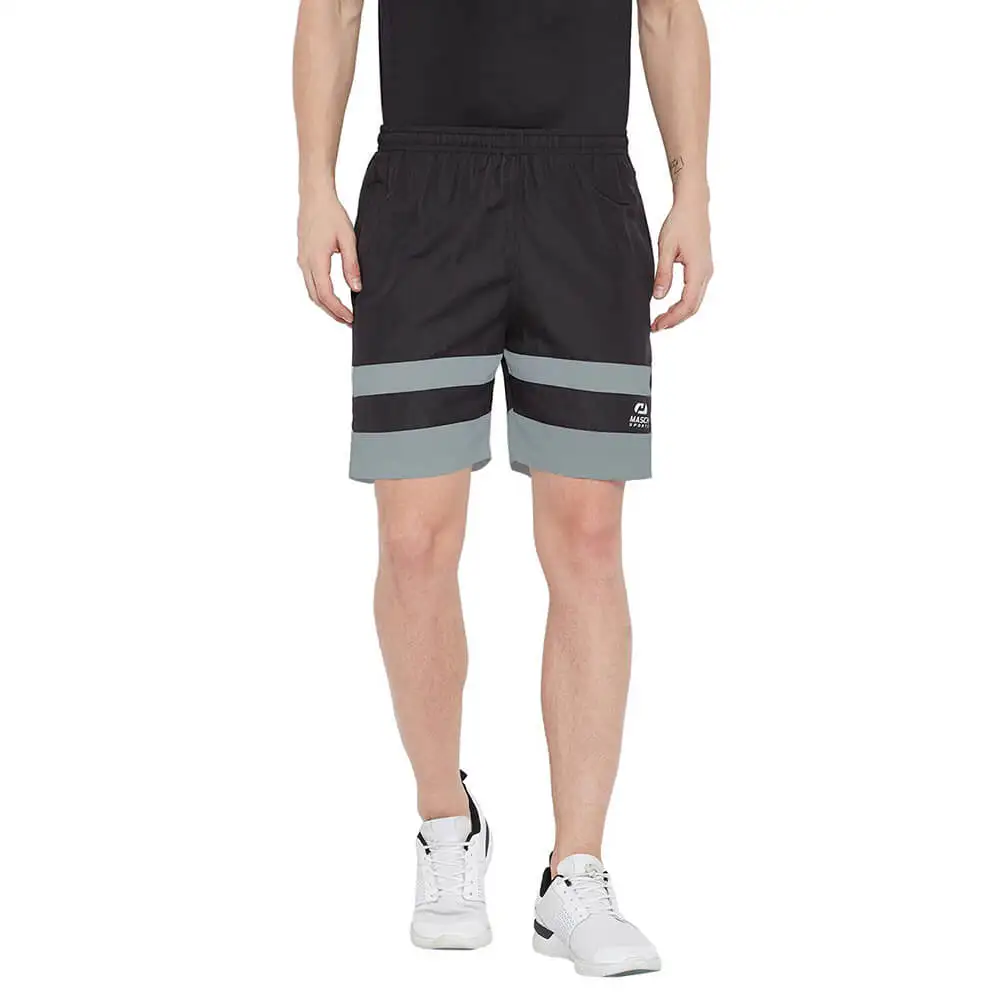 Masch Sports Mens Regular Fit Polyester Shorts,  XL  Black