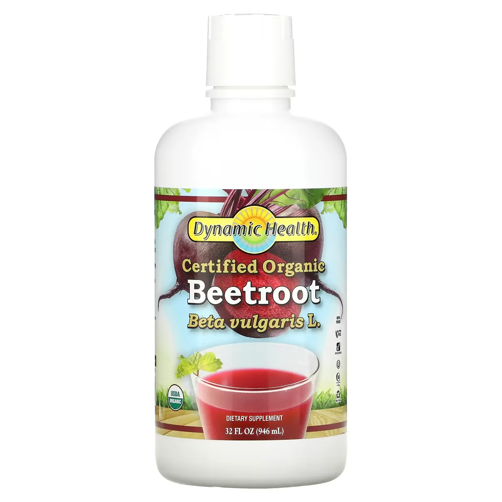 Certified Organic Beetroot, 32 fl oz (946 ml)