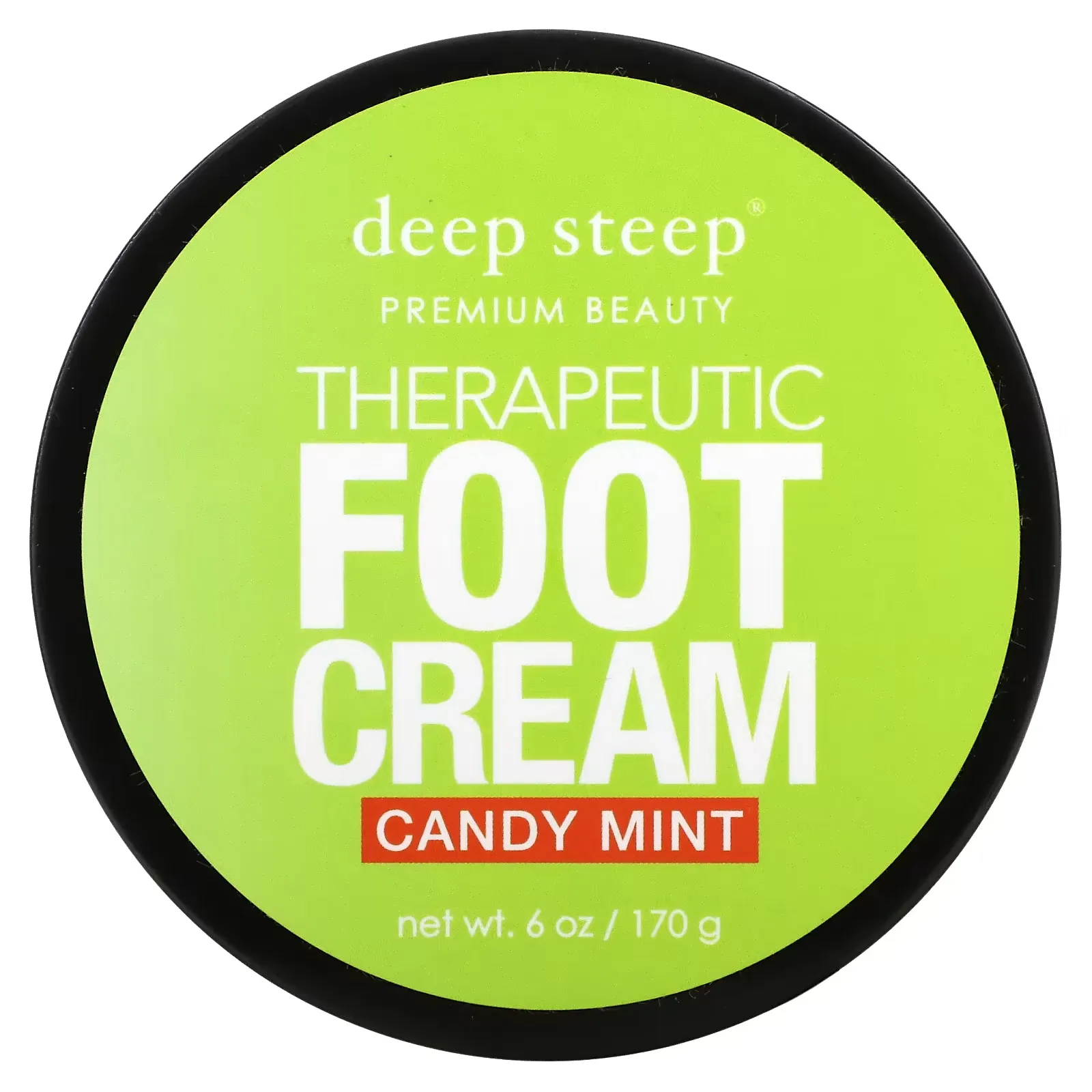 Therapeutic Foot Cream, Candy Mint, 6 oz (170 g)