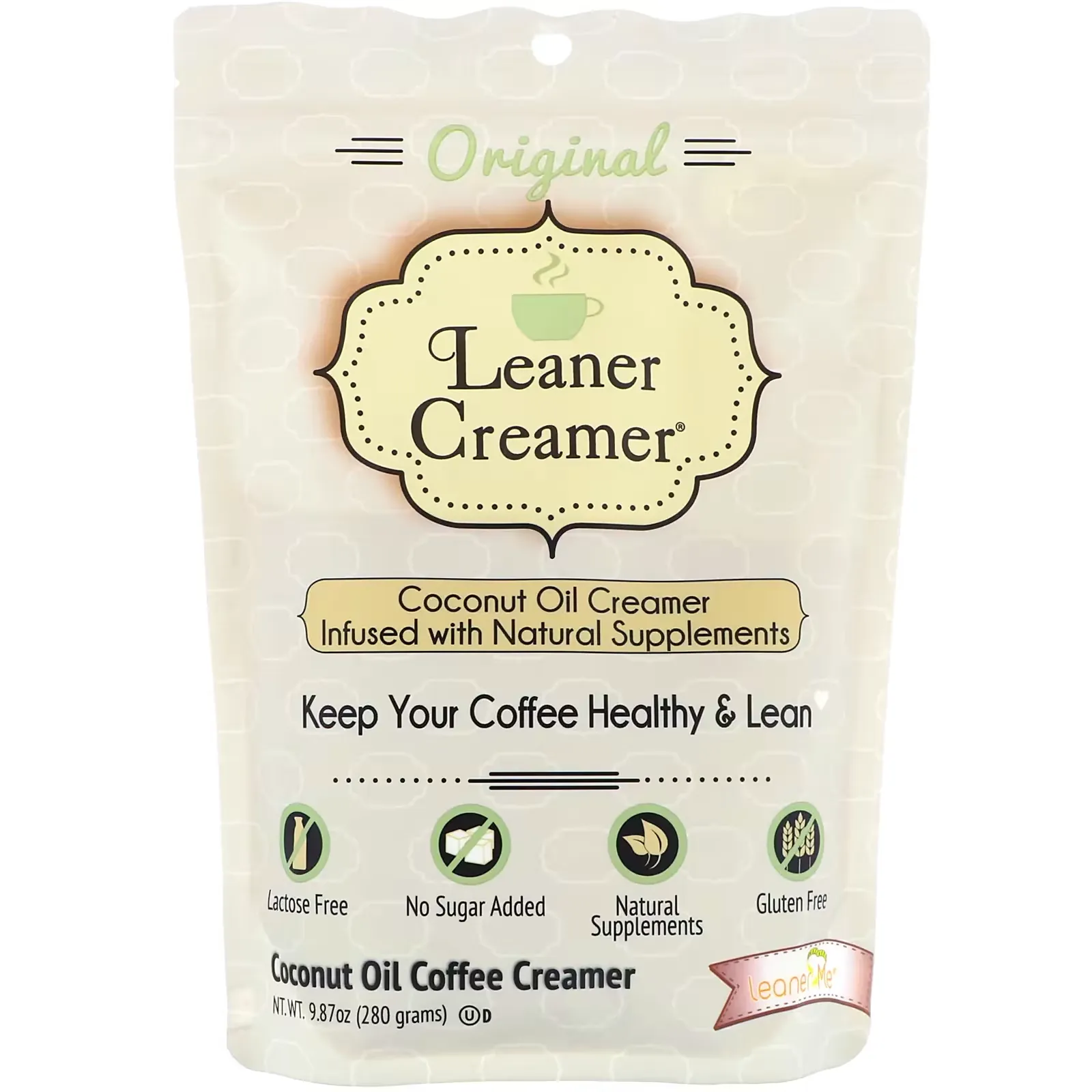 Coconut Oil Coffee Creamer, Original, 9.87 oz (280 g)