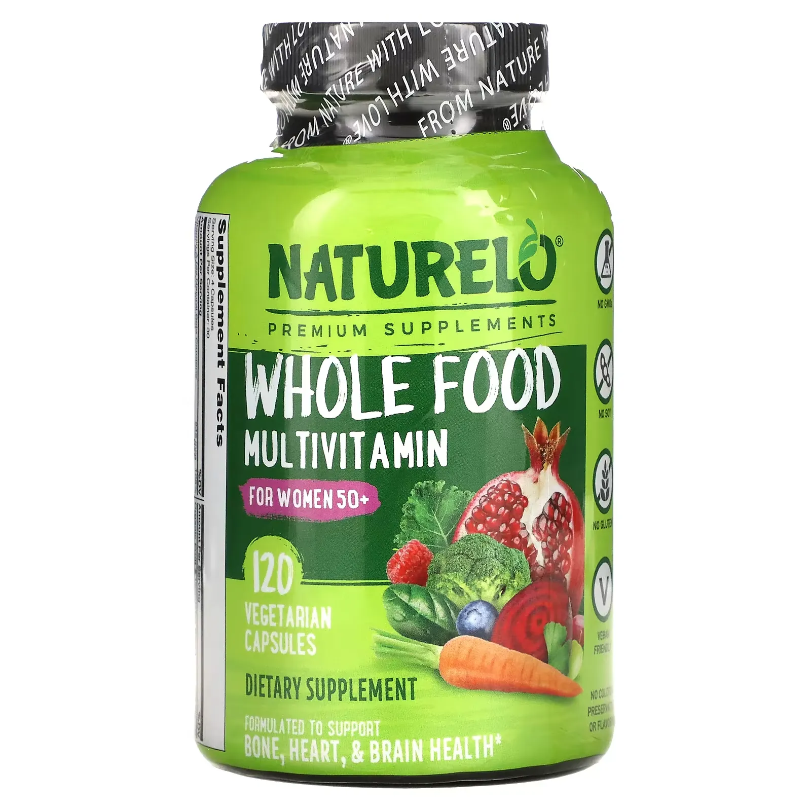 Whole Food Multivitamin for Women 50+, 120 Vegetarian Capsules