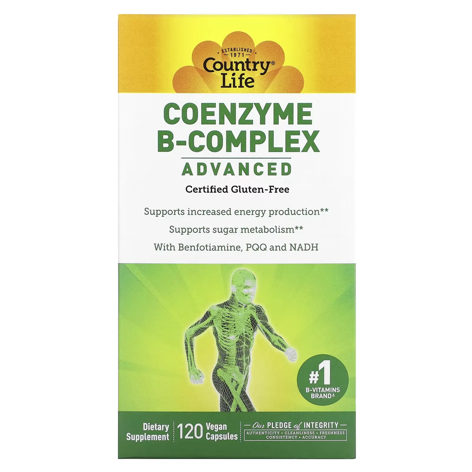 Coenzyme B-Complex, Advanced, 120 Vegan Capsules