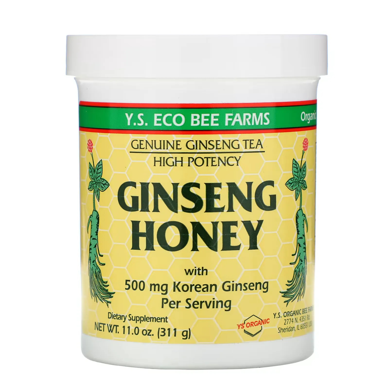 Ginseng Honey, 11.0 oz (311 g)