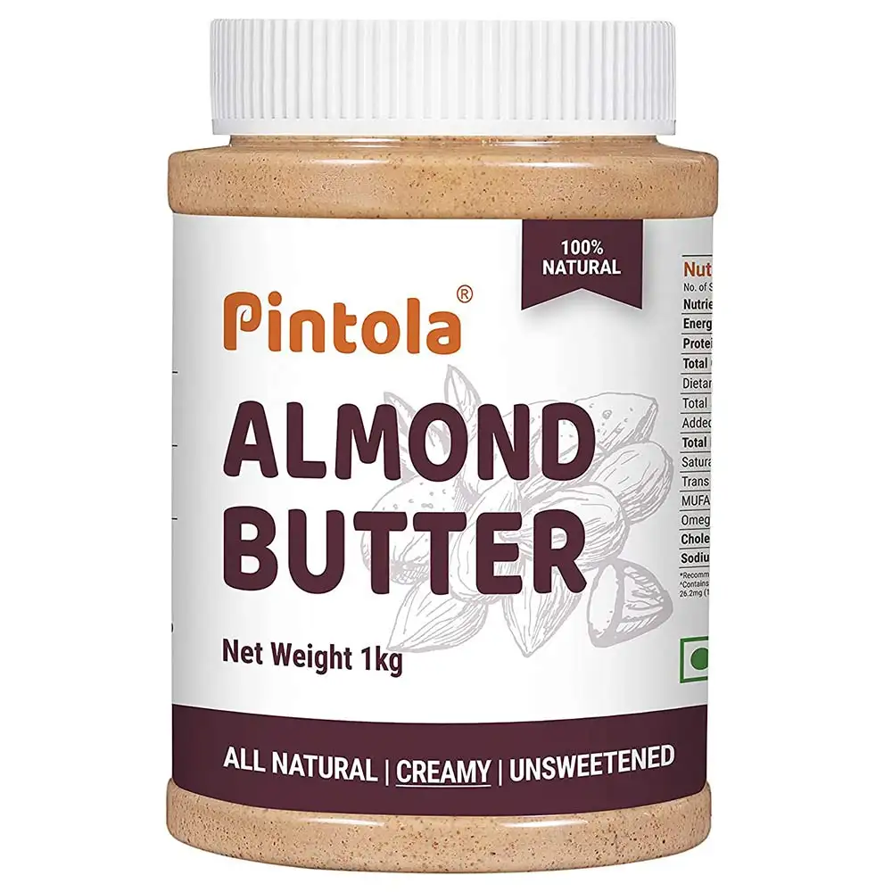 Pintola All Natural Almond Butter,  Creamy  1 kg