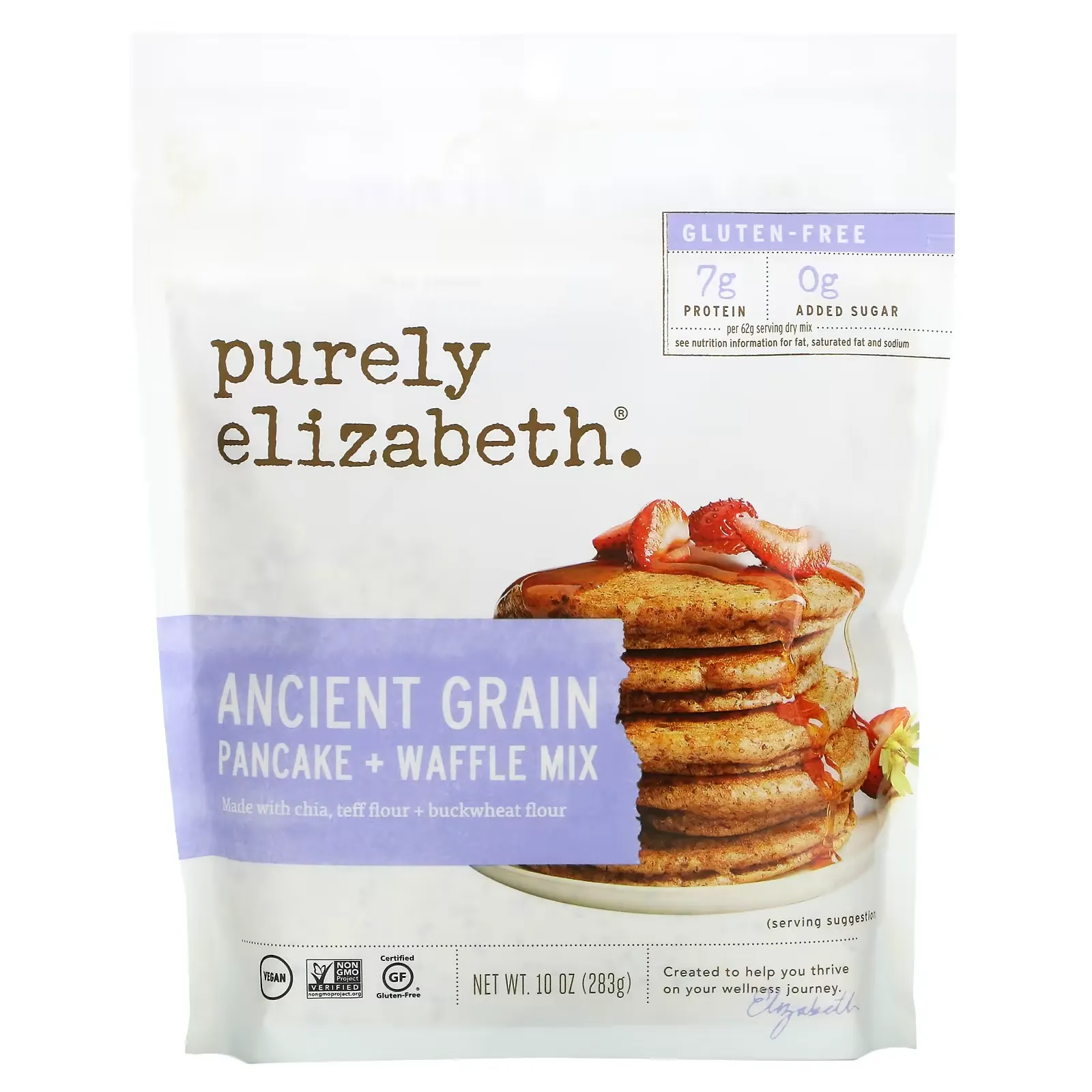 Ancient Grain Pancake + Waffle Mix, Gluten-Free, 10 oz (283 g)