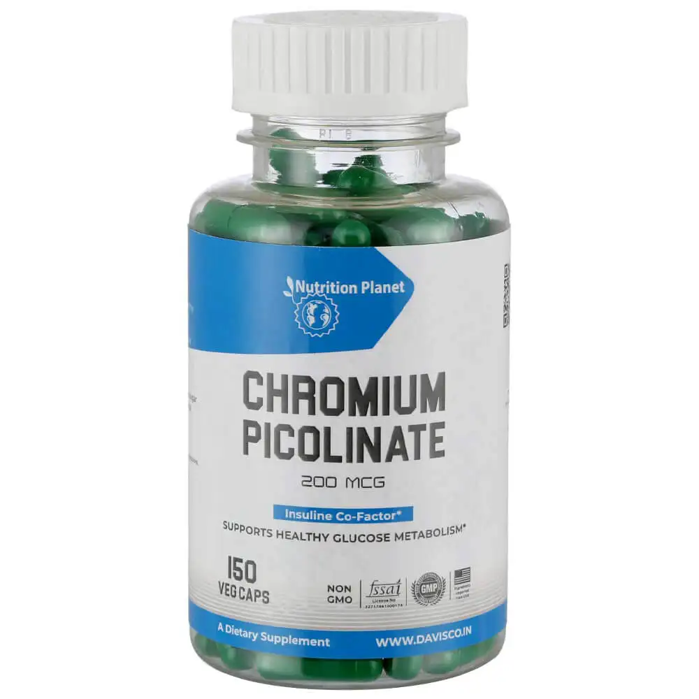 Nutrition Planet Chromium Picolinate,  150 capsules