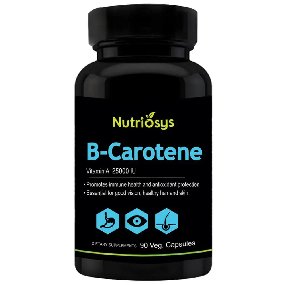 Nutriosys B Carotene (25000 IU),  90 capsules