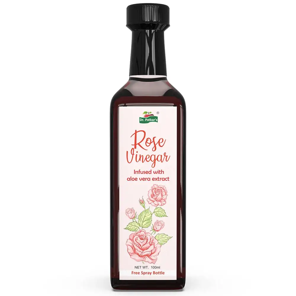 Dr. Patkar's Rose Vinegar Infused with ACV,  100 ml  Natural