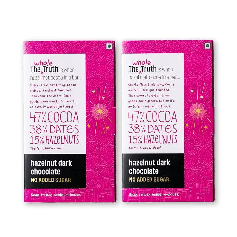 The Whole Truth - Dark Chocolate - Hazelnut - Pack Of 2