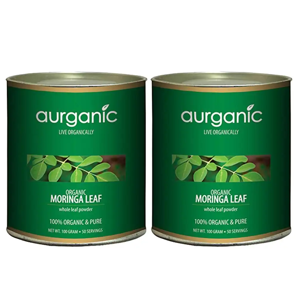 Aurganic Moringa Leaf (Pack of 2),  200 g