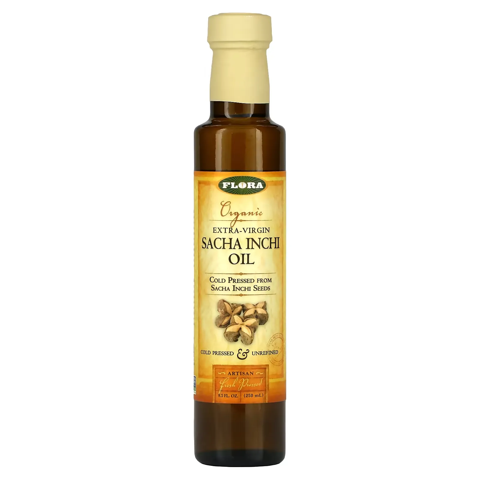 Organic Extra-Virgin Sacha Inchi Oil, 8.5 fl oz (250 ml)