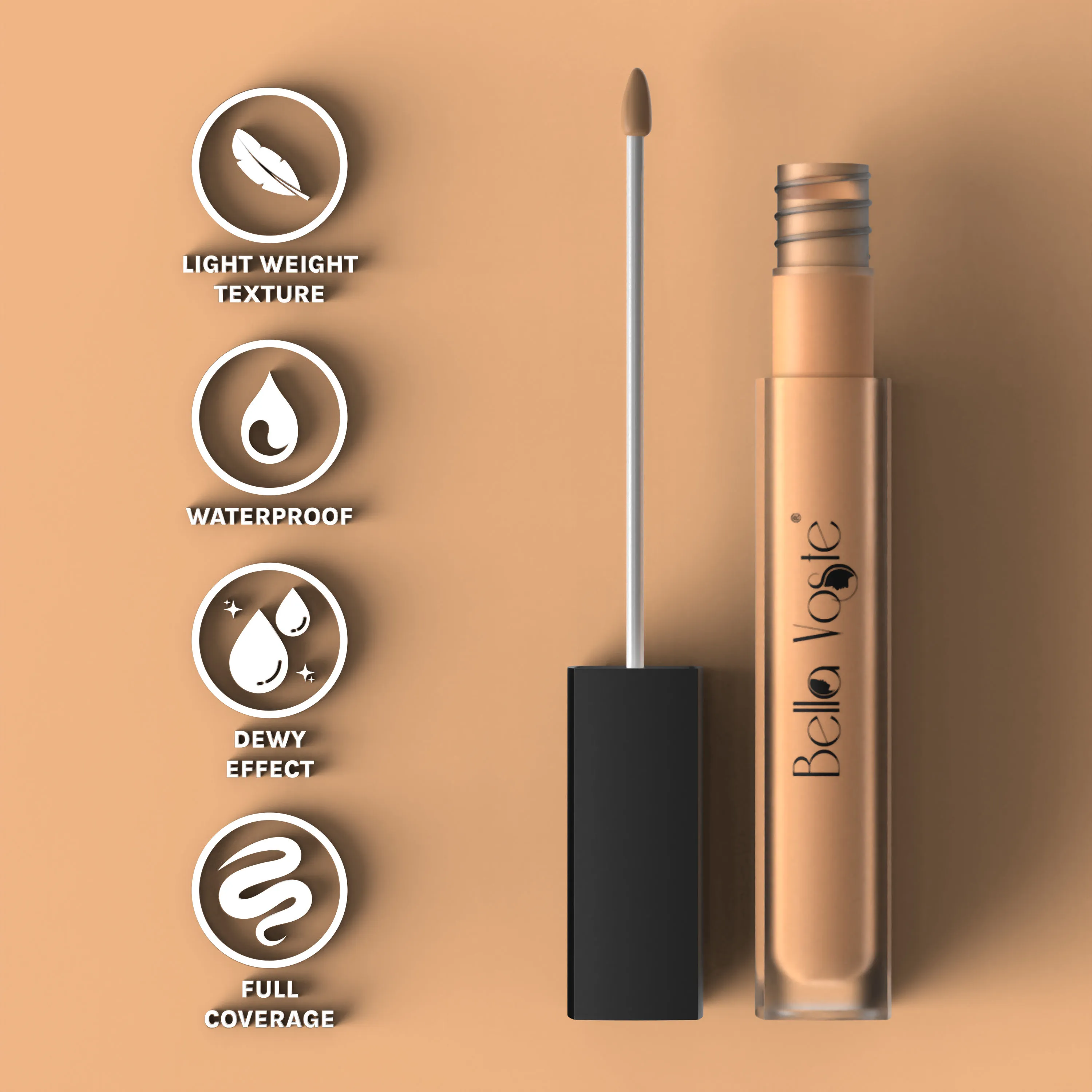 Bella Voste Hi-definition Liquid Concealer - Shade Lc-05