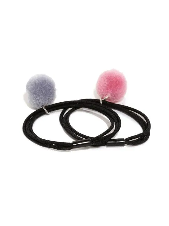 Toniq Set Of 2 Pom-Pom Hairbands