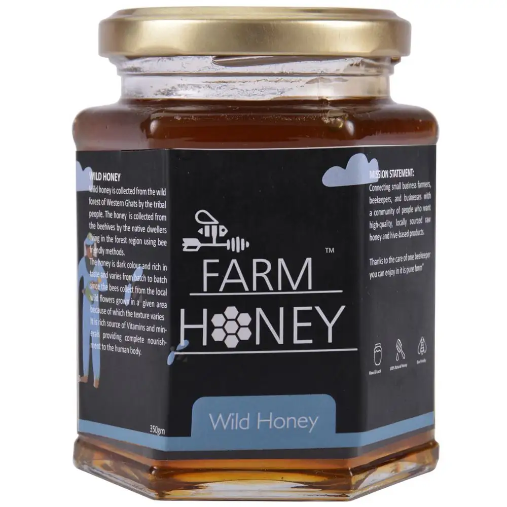 Farm Honey Wild Honey,  350 g  Unflavoured