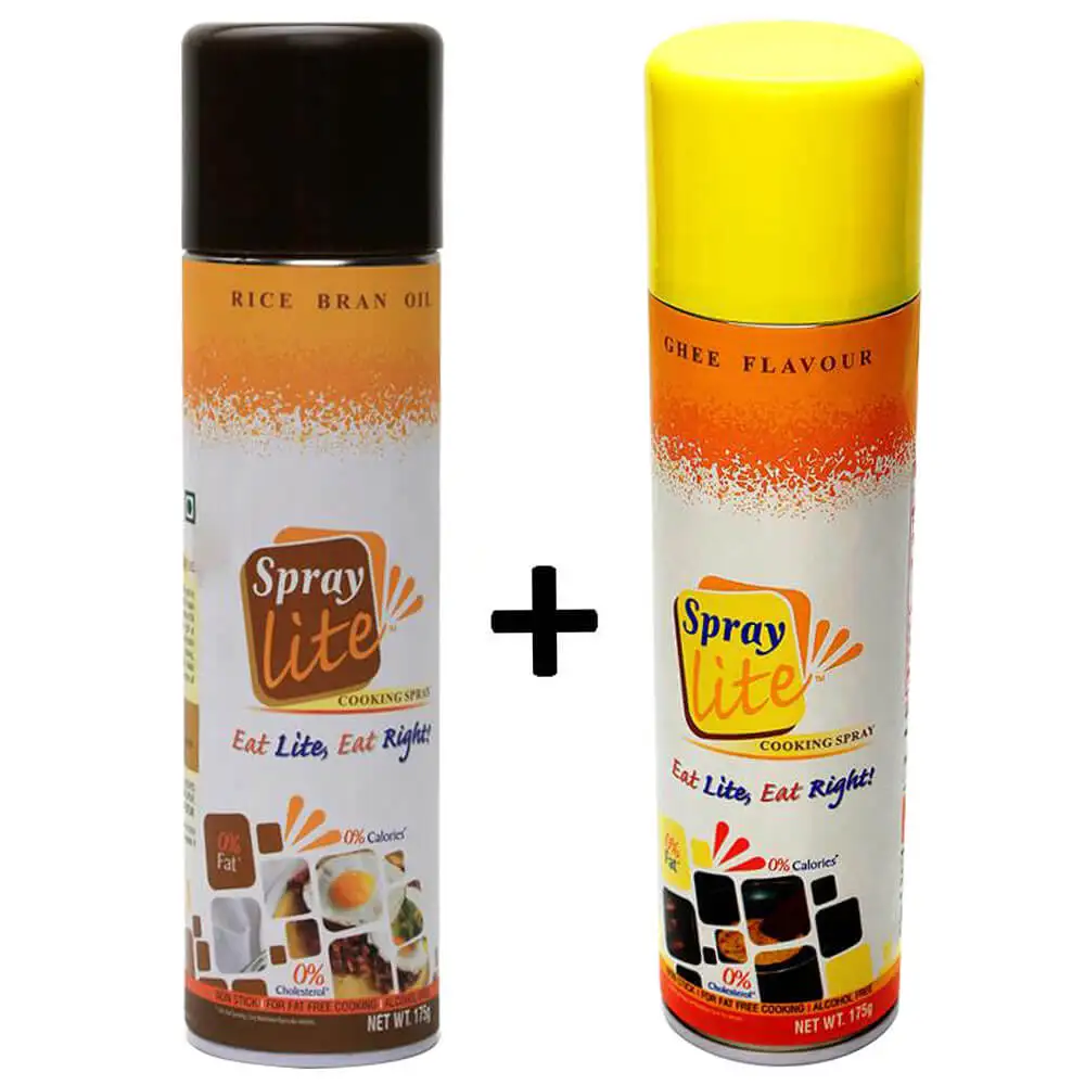 Spray lite Ghee Flavour + RiceBran,  2 Piece(s)/Pack