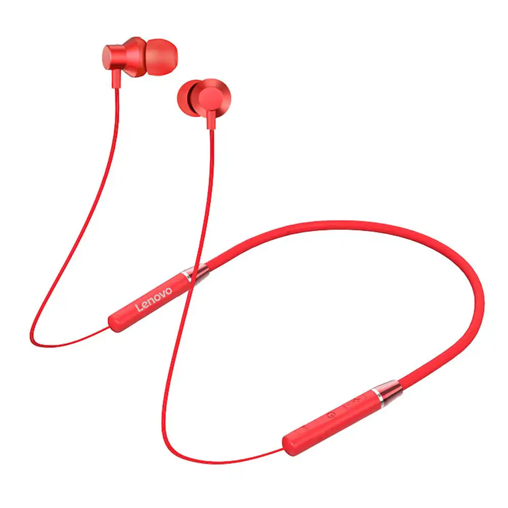 Lenovo HE05 Bluetooth Headset,  Red