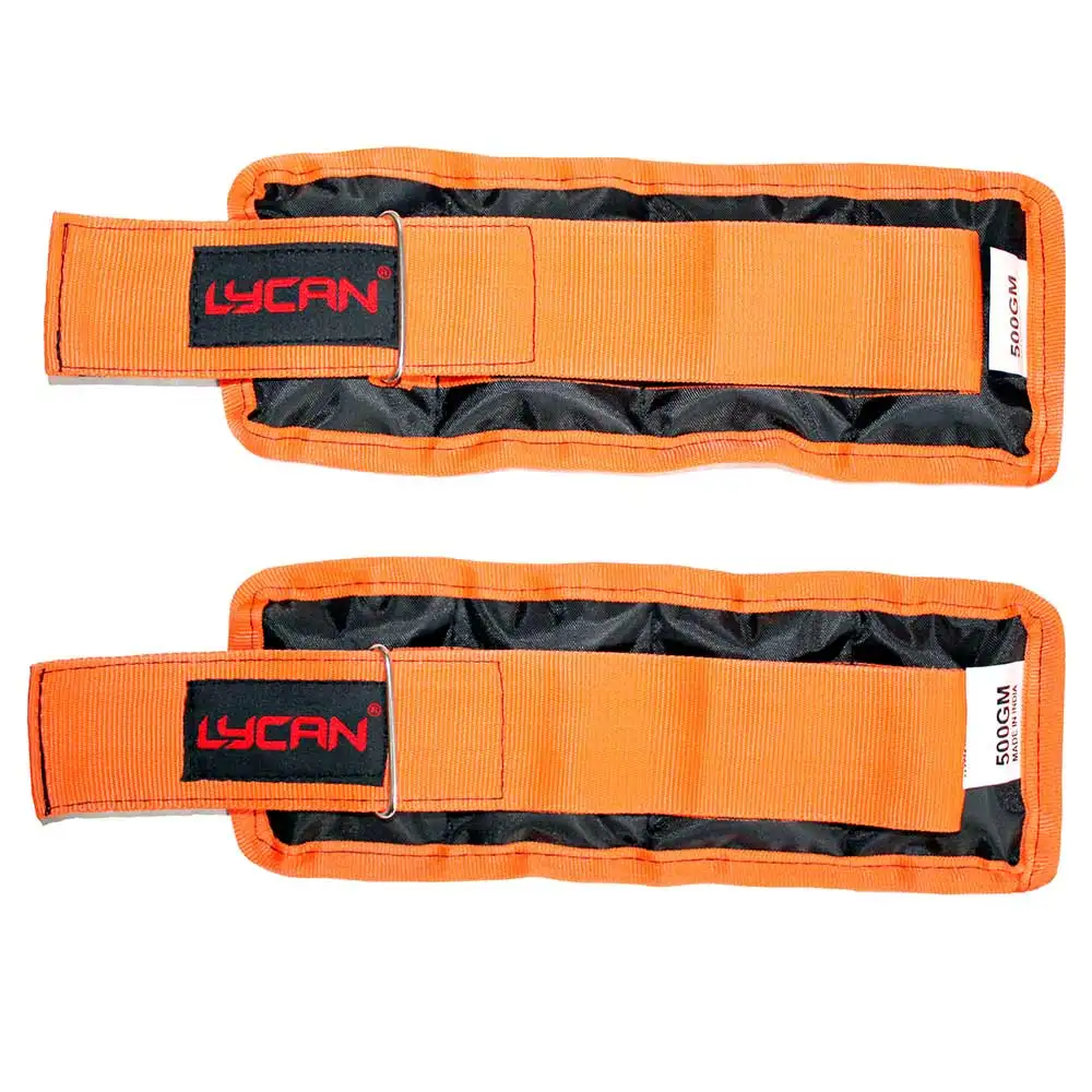 Lycan Wrist and Ankle Weights,  Orange  1 kg