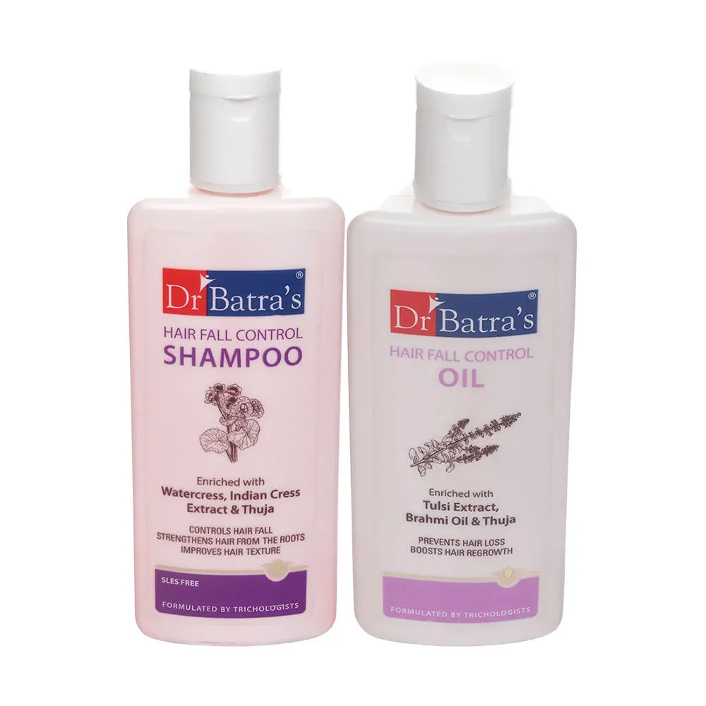 Dr.Batra's Hair Fall Control Shampoo & Hair Fall Control Oil