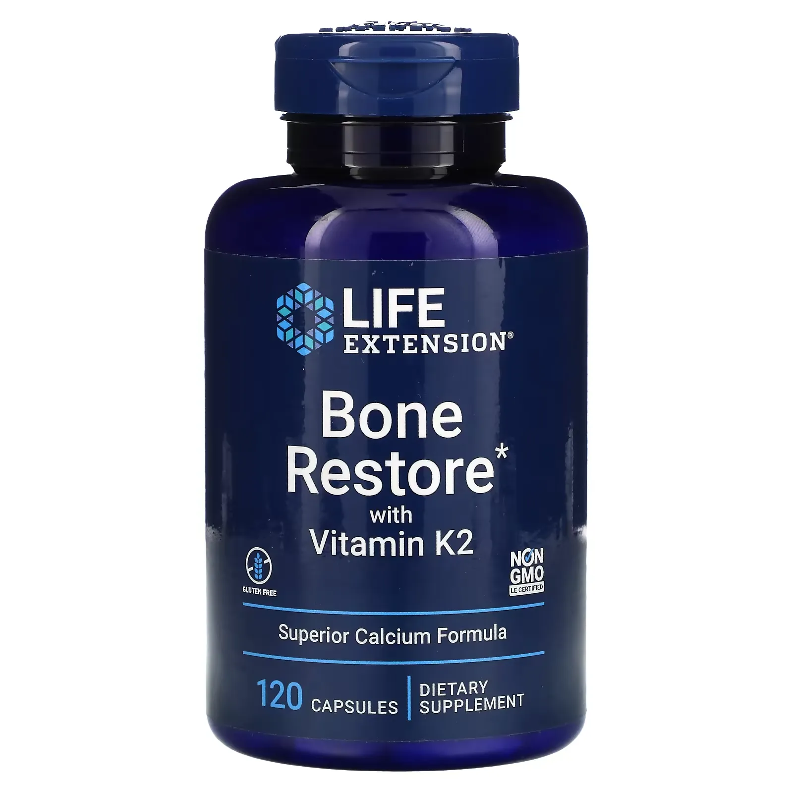 Bone Restore with Vitamin K2, 120 Capsules