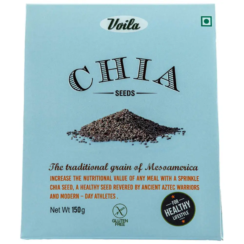 Voila Chia Seeds,  0.150 kg  Unflavoured