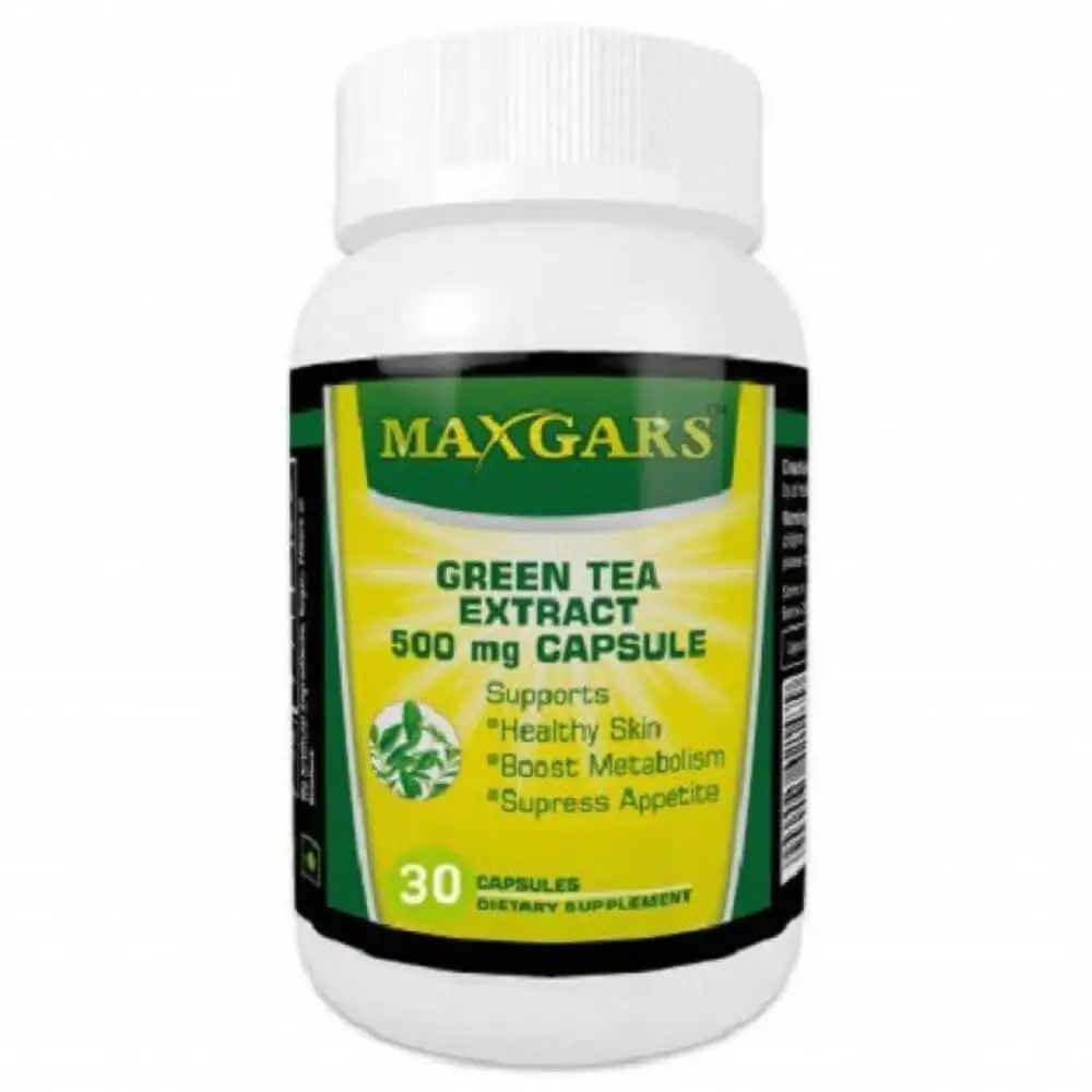 Maxgars Green Tea Extract,  30 capsules  Unflavoured