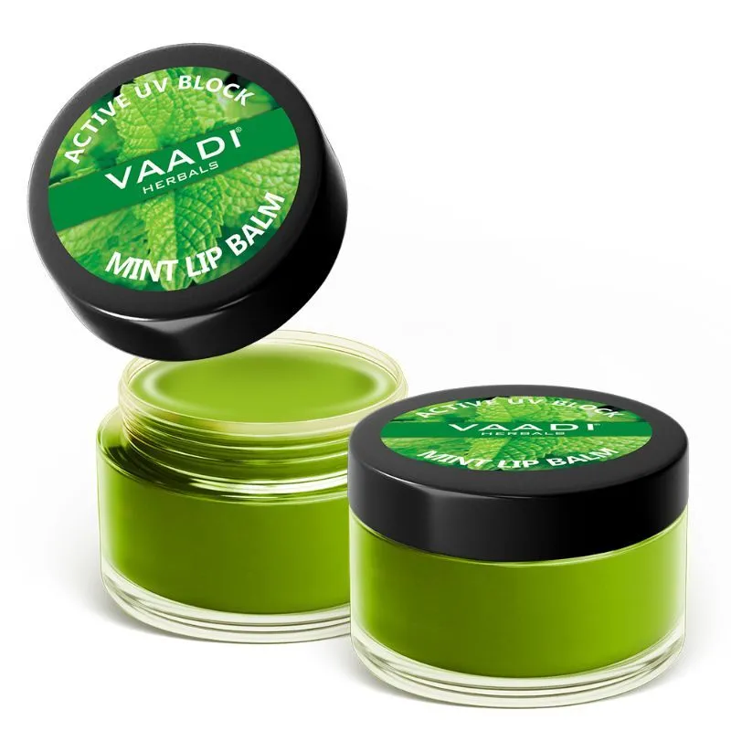 Vaadi Herbals Lip Balm - Mint (Pack of 2)