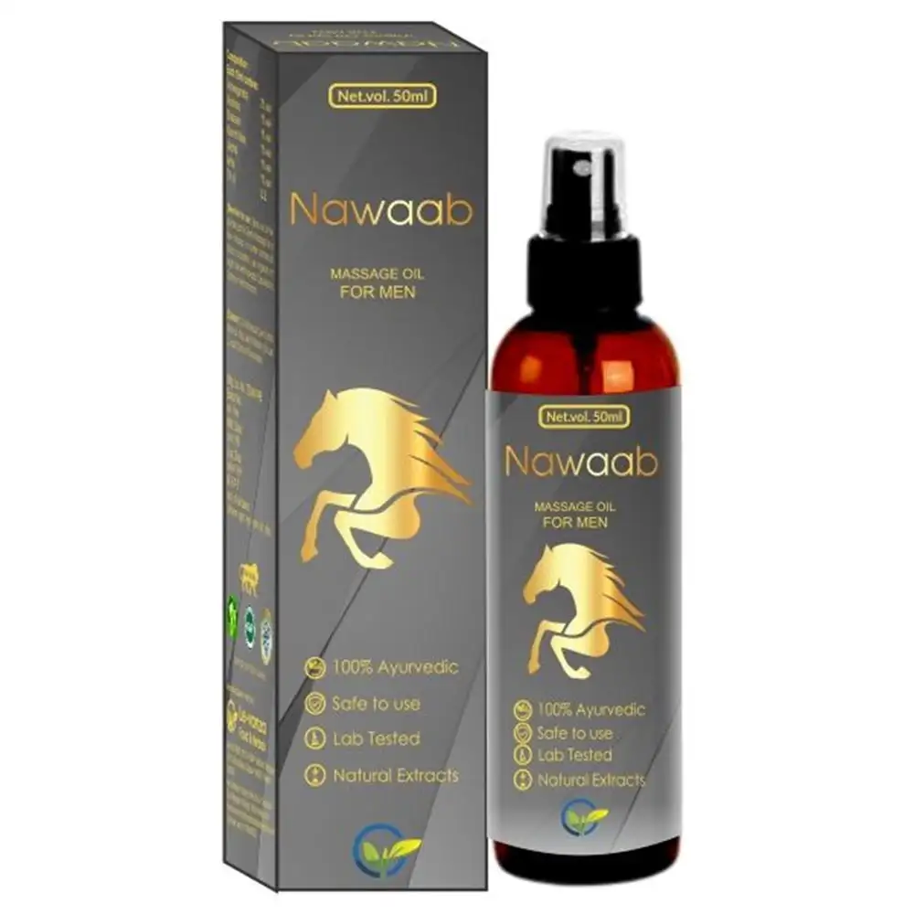 Le-Vanza Food & Herbals Nawaab Massage Oil for Men,  50 ml