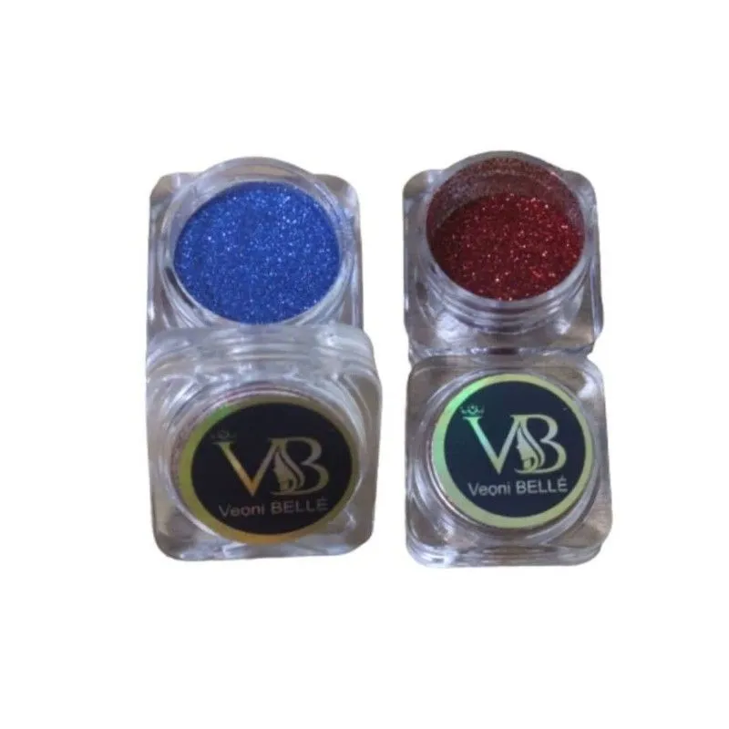 Veoni Belle Glitter Eye Shadow - Set Of 2 (1)