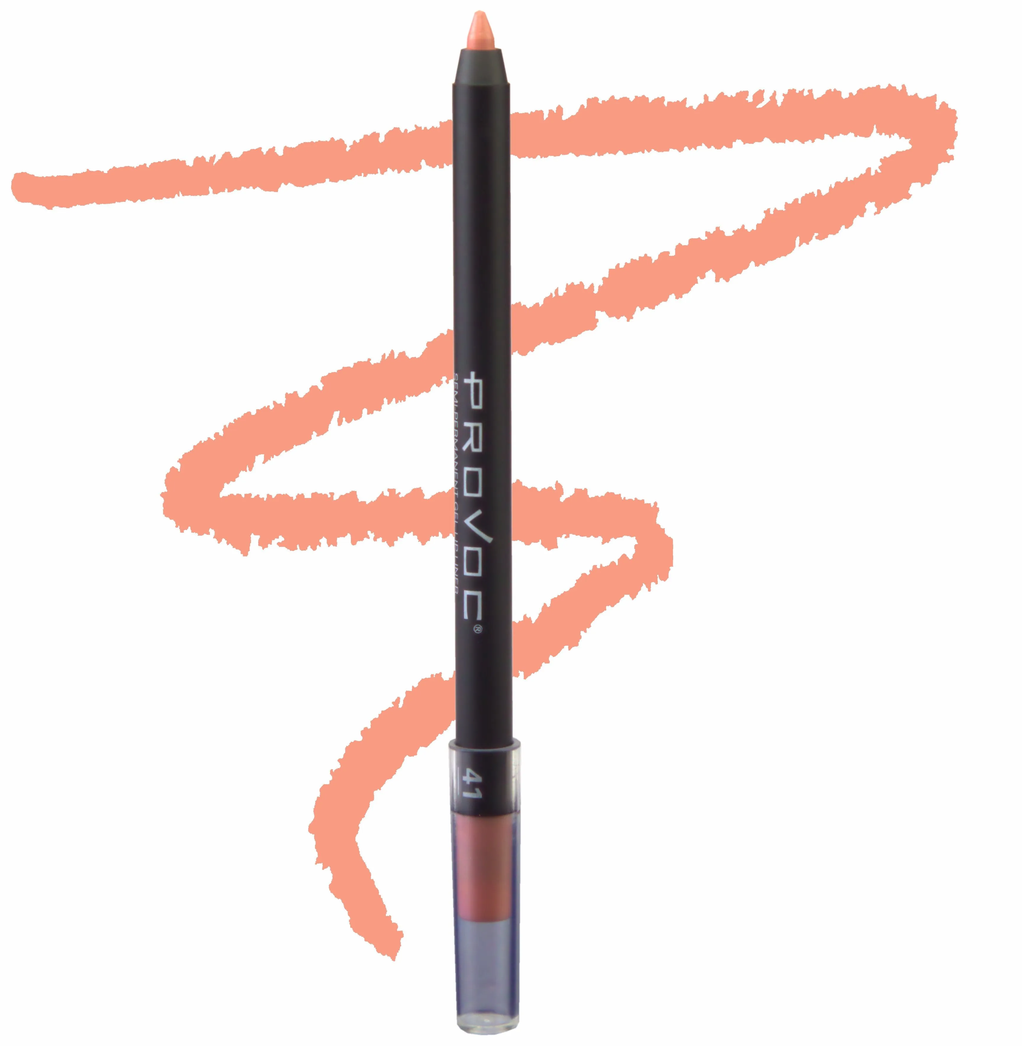 Provoc Semi-Permanent Gel Lip Liner Filler - 41 Kiss Me In The Nude