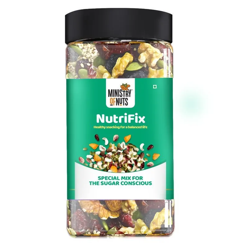 Ministry of Nuts Nutrifix Special Mix For Sugar Conscious Trailmix - No Added Sugar & Trans Fat