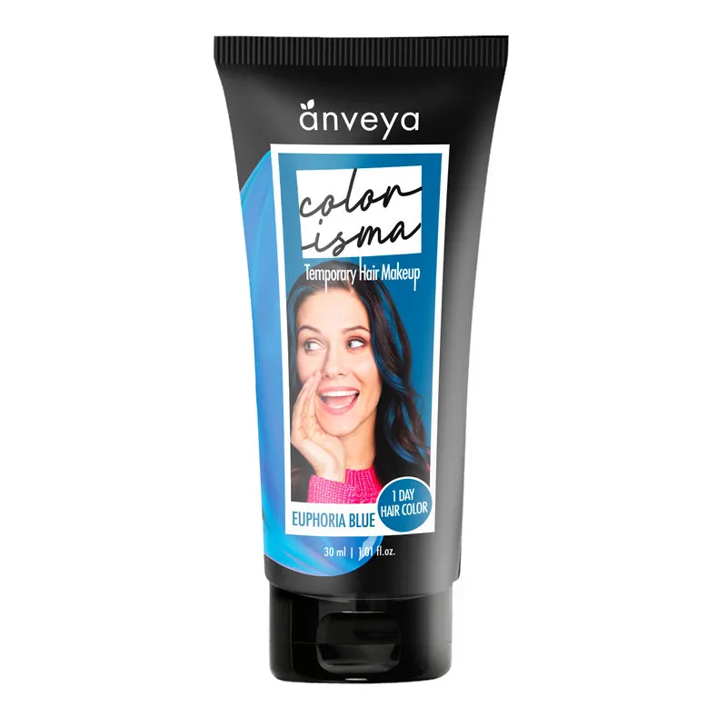 Anveya Colorisma Euphoria Blue -Temporary Hair Color Makeup